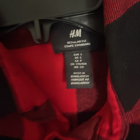 H&M sweatshirt size S Small | dark red and black - Picture 2 of 5